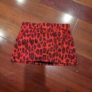 Kate Spade animal print skirt 6m